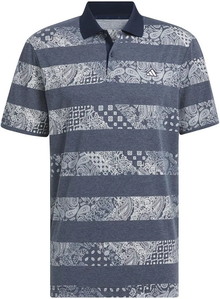 adidas Men's Go-To Printed Golf Polo Shirt