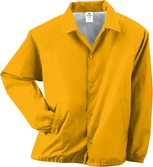 Augusta Sportswear Nylon Coach's Jacket/Lined - Rain-Ready, Water-Resistant Outerwear for Coaches & Outdoor Activities