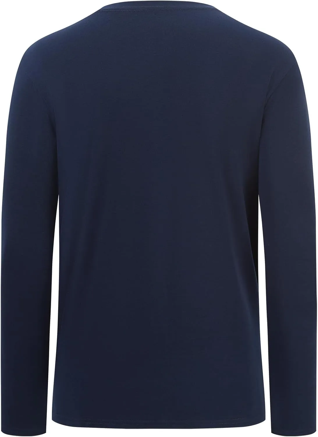 BASSDASH Men's Ultra Soft Cotton Blend UPF 50  Long Sleeve Fishing Shirt UV Sun Protection Casual Performance Tee