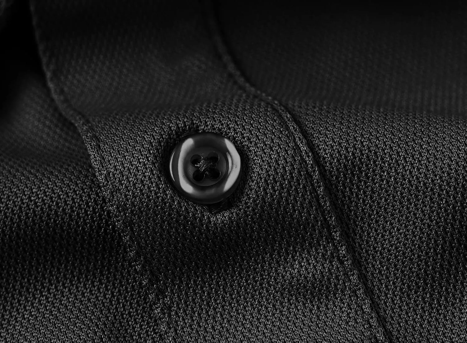BASUDAM Men's Polo Shirts with Pocket Quick Dry Short Sleeve Active Performance