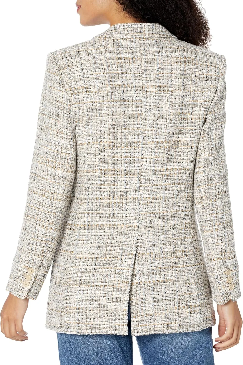 Calvin Klein Women's One Button Lux Blazer