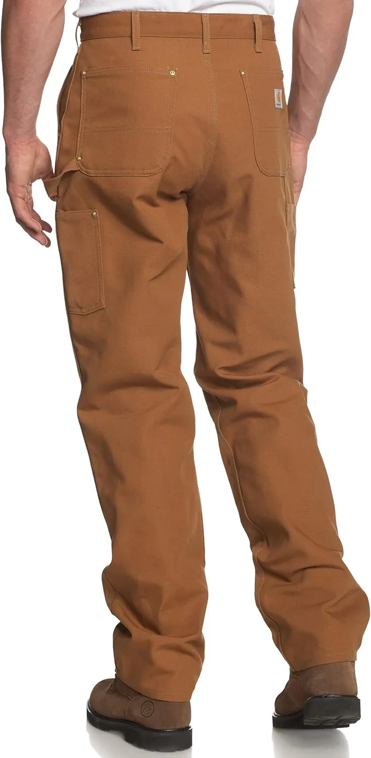 Carhartt Men's Big & Tall Firm Duck Double Front Work Dungaree