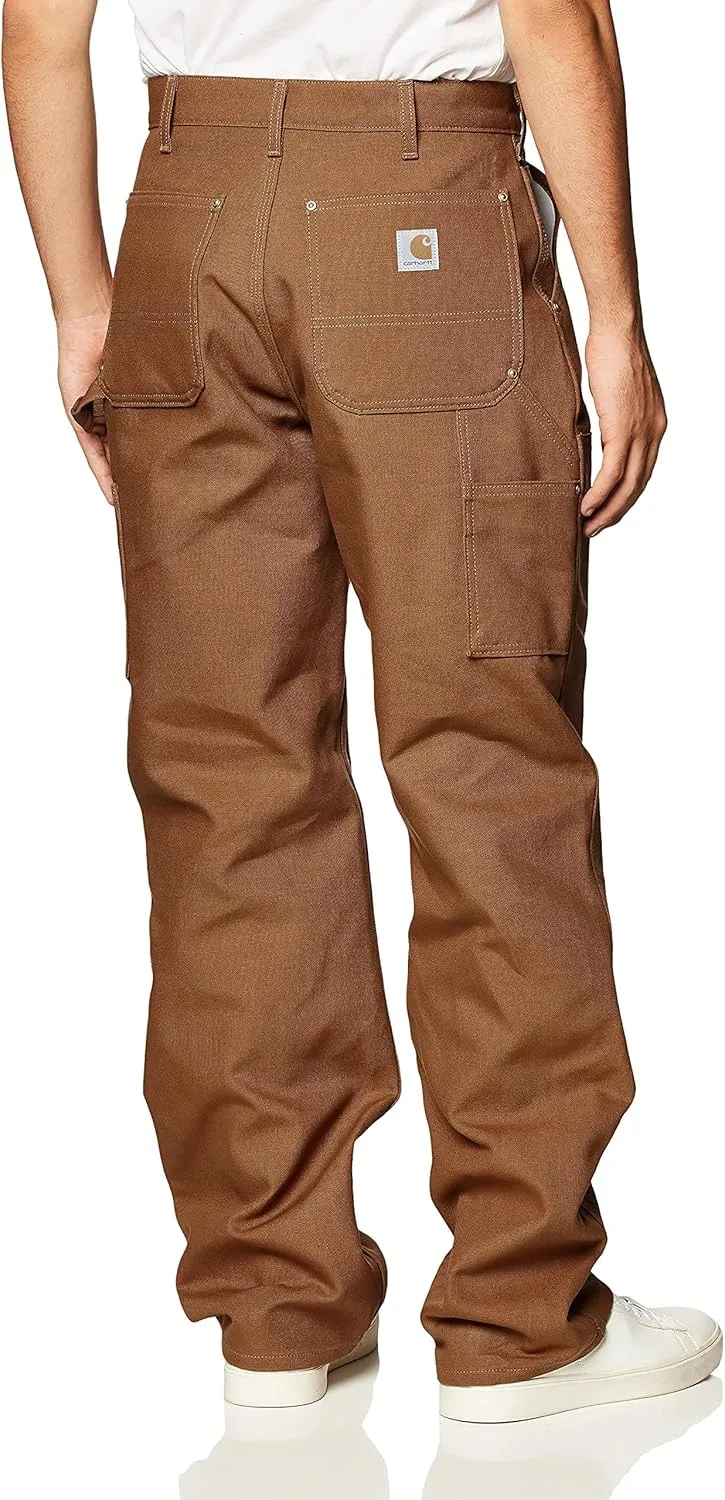 Carhartt Men's Big & Tall Firm Duck Double Front Work Dungaree