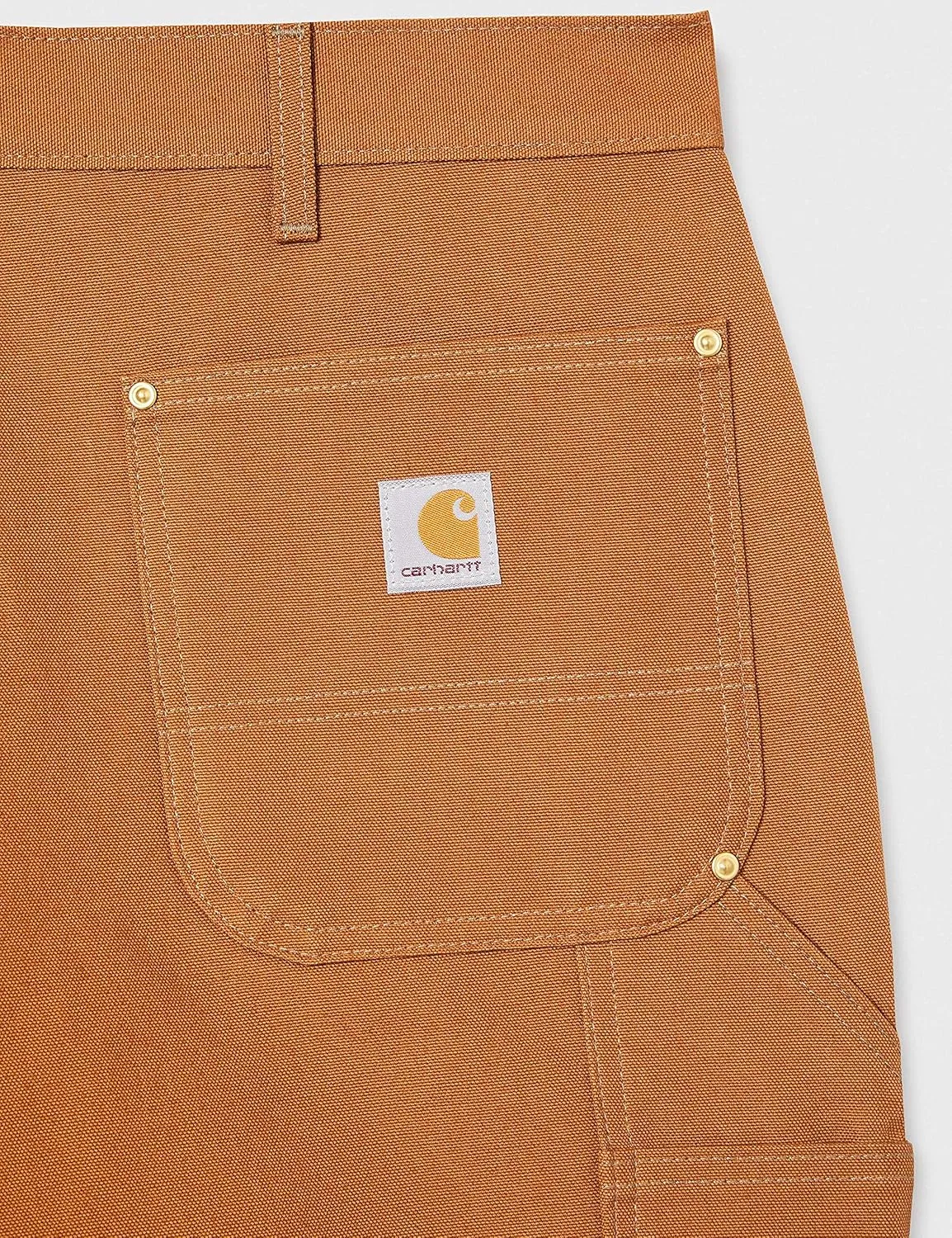 Carhartt Men's Big & Tall Firm Duck Double Front Work Dungaree