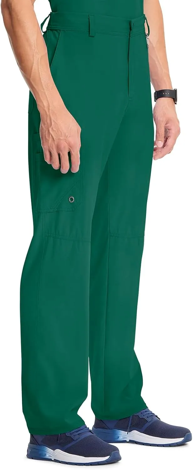 Cherokee Men's Scrub Pants Modern Fit 6 Pockets Tapered Leg with Drawstring CK200A