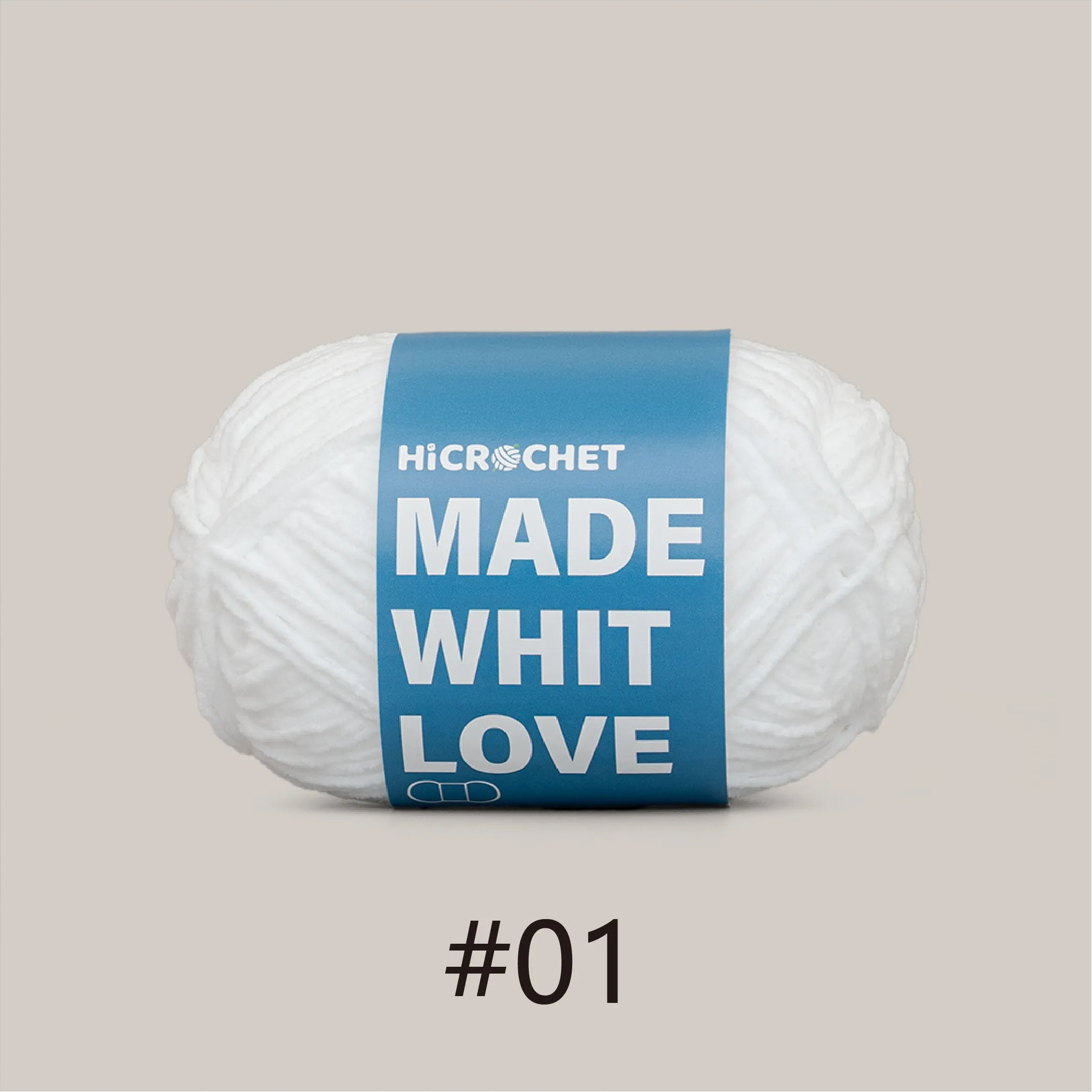 Crochet Yarn (100% polyester & 135m)