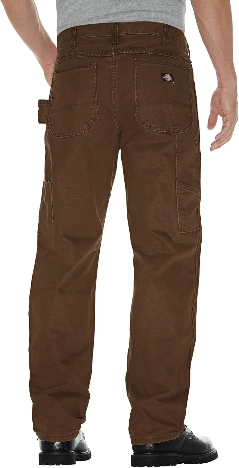 Dickies Mens Relaxed Fit Sanded Duck Carpenter Jean