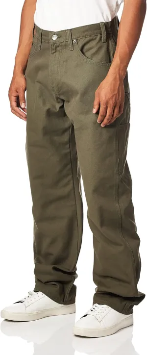 Dickies Men's Relaxed Straight Sanded Duck Carpenter Jean