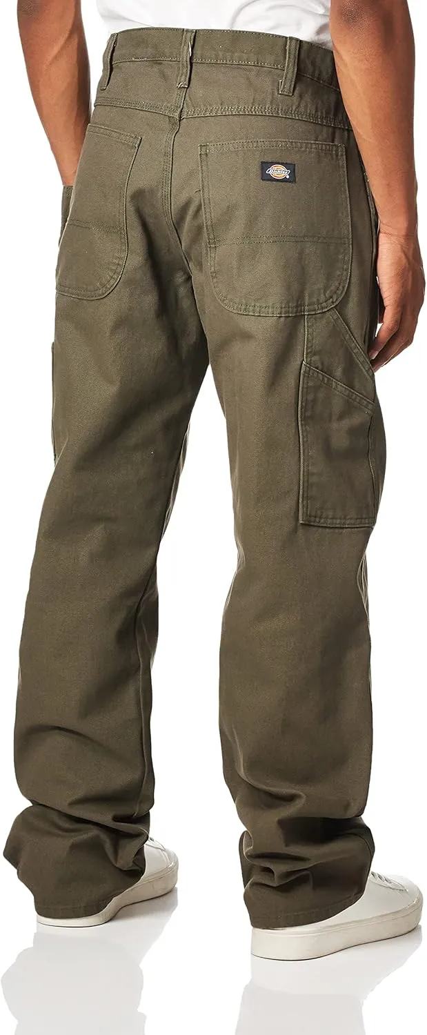 Dickies Men's Relaxed Straight Sanded Duck Carpenter Jean