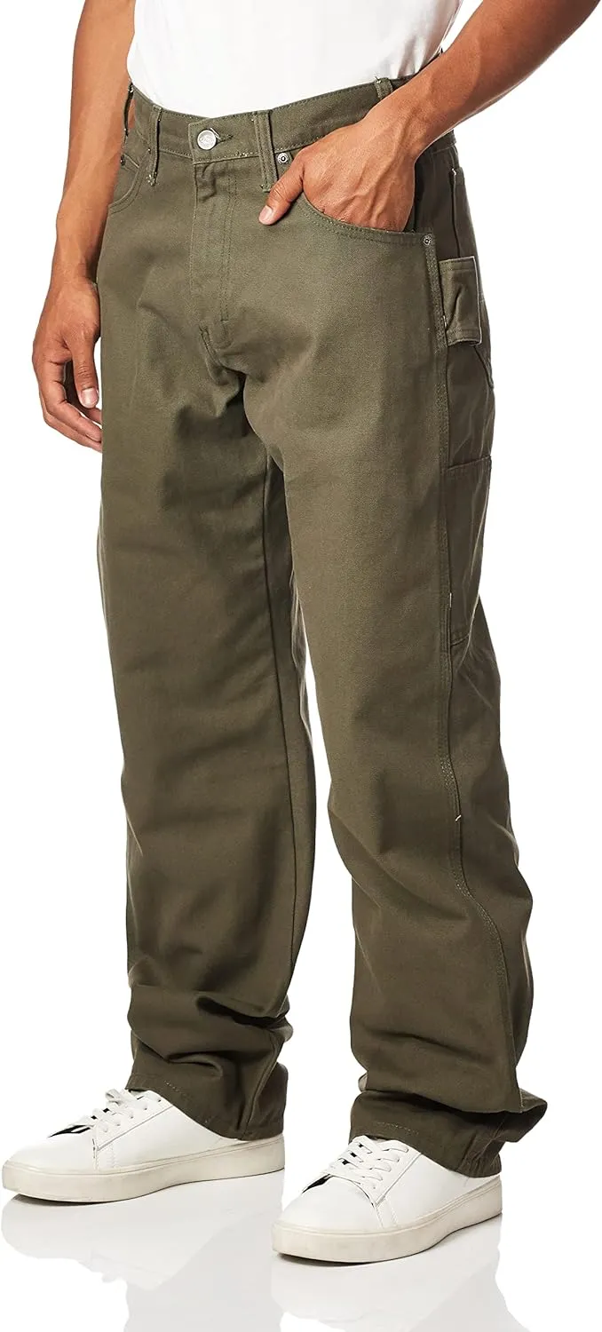 Dickies Men's Relaxed Straight Sanded Duck Carpenter Jean