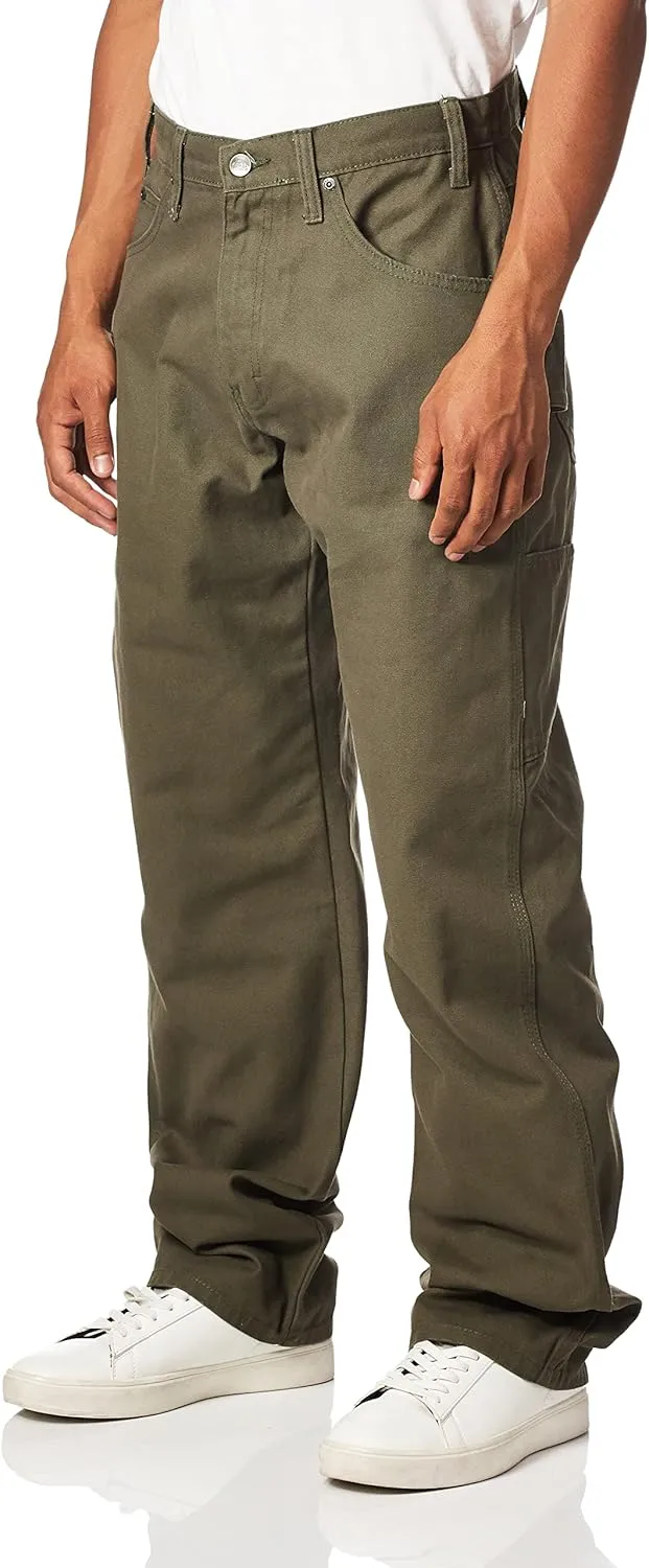Dickies Men's Relaxed Straight Sanded Duck Carpenter Jean