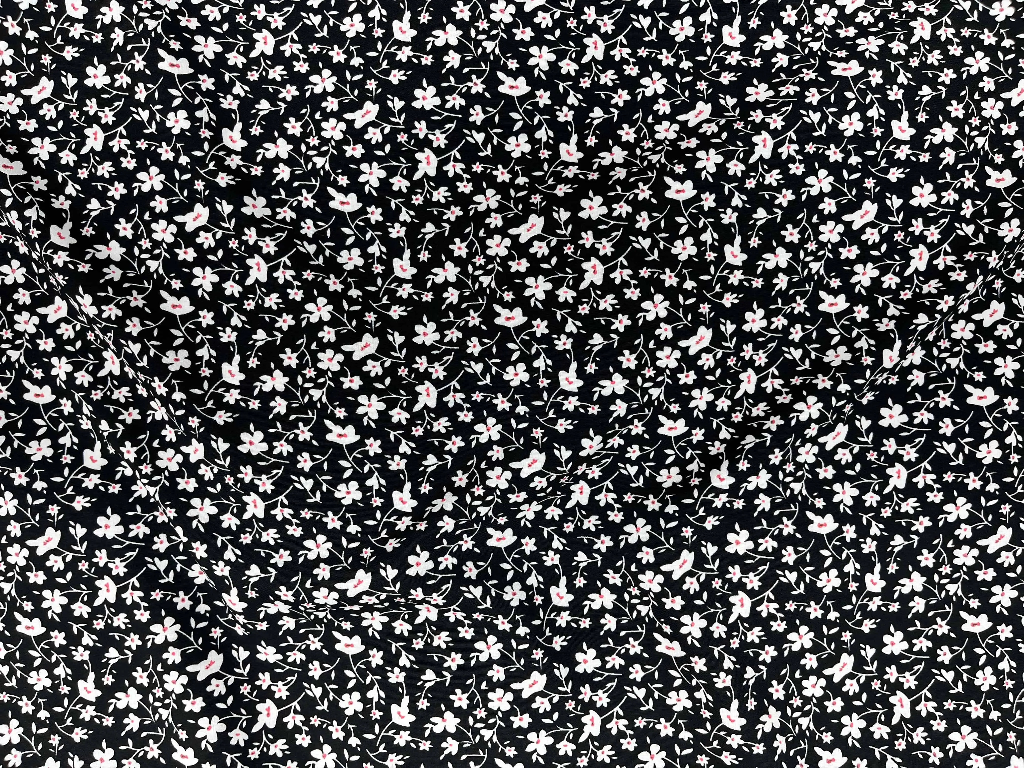 Ditsy Floral - Printed Crepe Fabric