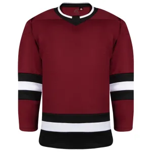 Kobe K3GLI Maroon/Black/White Premium League Hockey Jersey