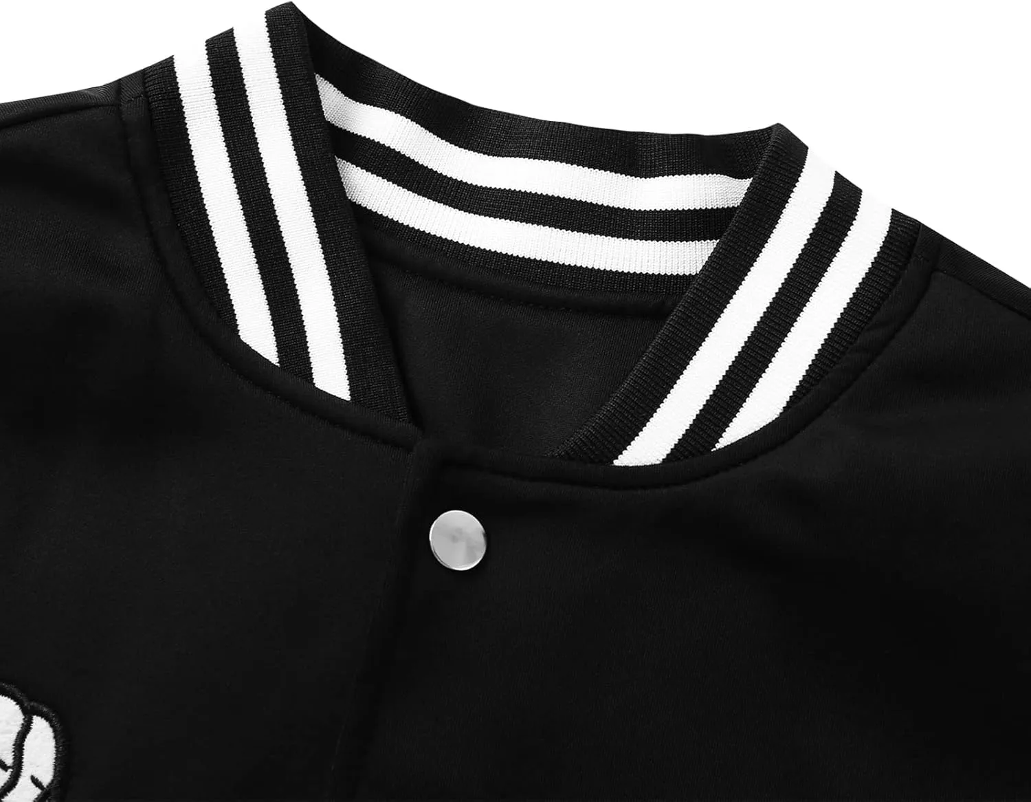 Mxiqqpltky Men's Vintage Varsity Jacket Casual Letter Print Patchwork Baseball Jacket Streetwear Letterman Jacket Bomber Coat