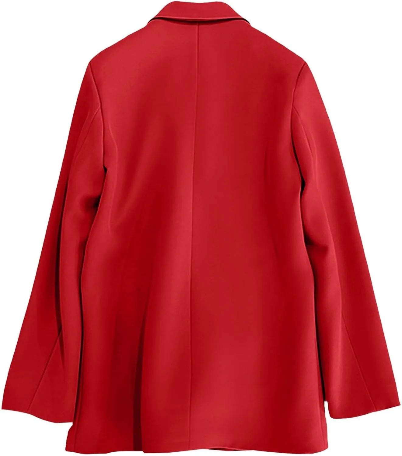 Oversized Blazers for Women Business Casual Long Sleeve Double Breasted Suit Jackets Open Front Lightweight Blazer