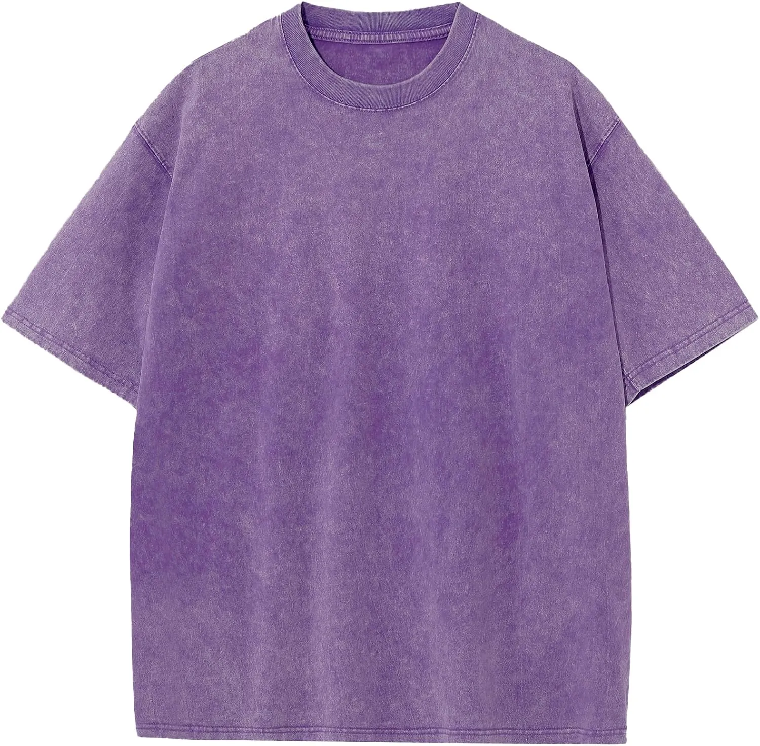 Oversized T-Shirts for Men Heavyweight Cotton Tee Crew Neck Short Sleeve Tops Men's Loose Fit Casual Fashion Shirt