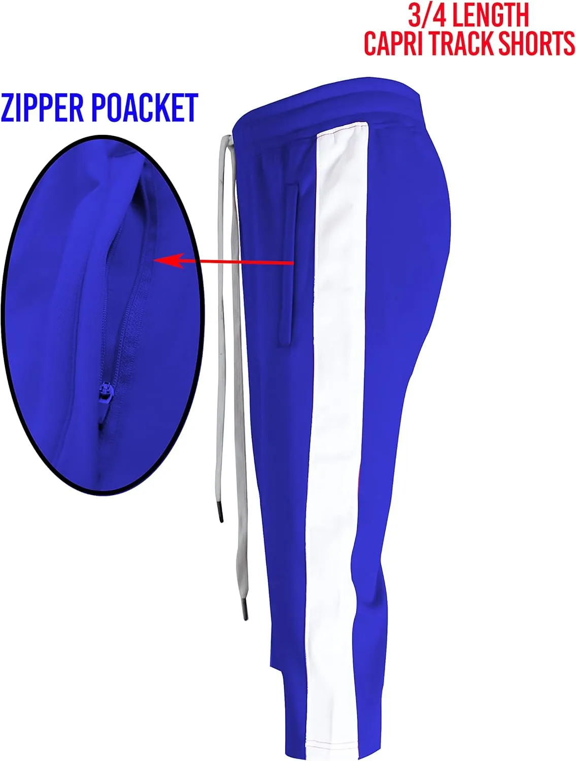 SCREENSHOT Men Athletic Sportswear Gym Fitness Active Workout Track Shorts