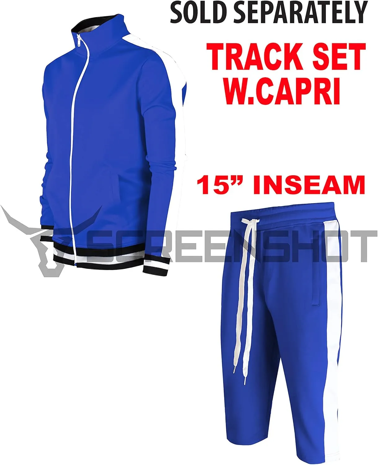 SCREENSHOT Men Athletic Sportswear Gym Fitness Active Workout Track Shorts