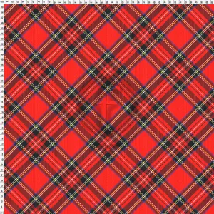 Spandex Royal Stewart Red