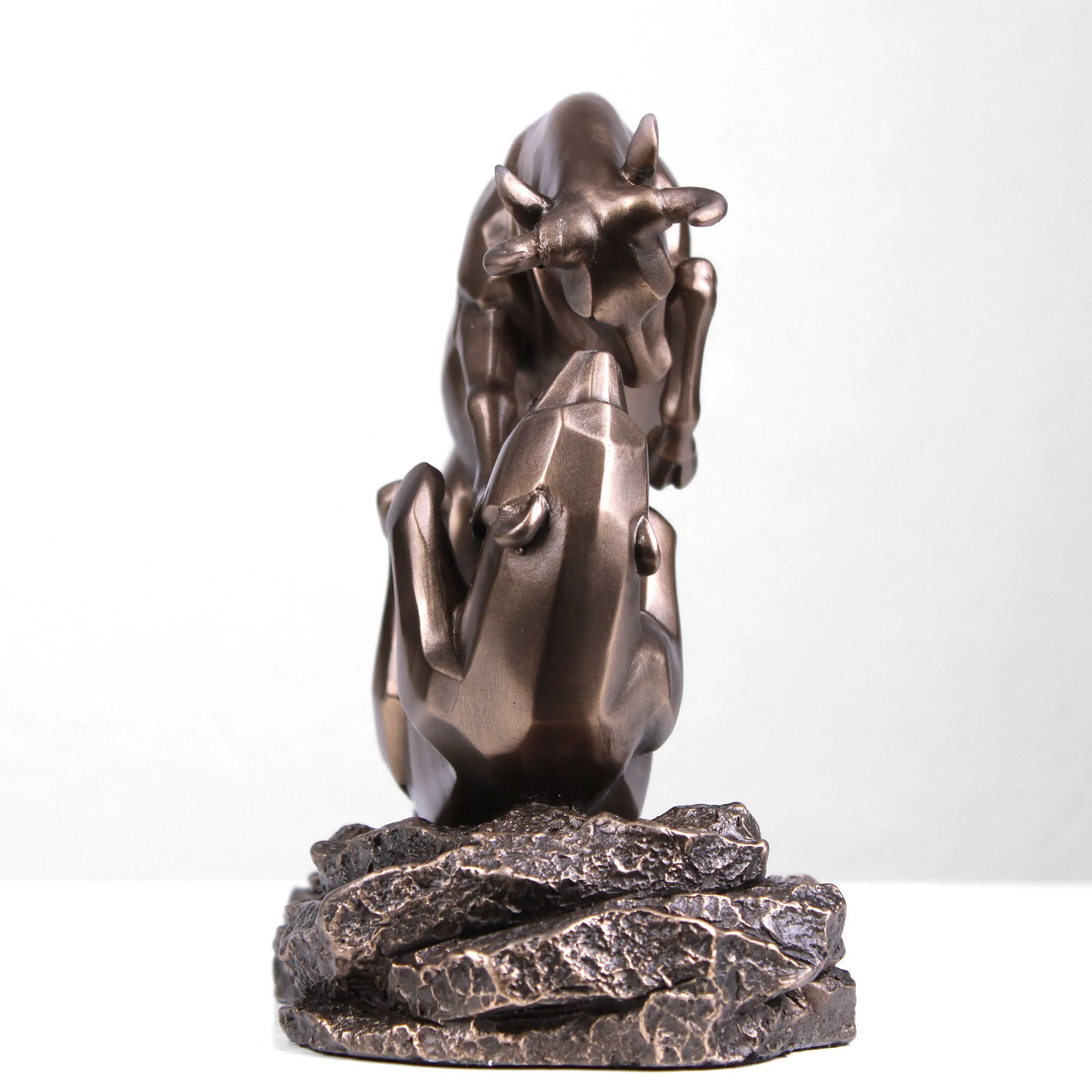 Wall Street Bull and Bear Statue (Cold Cast Bronze Sculpture)