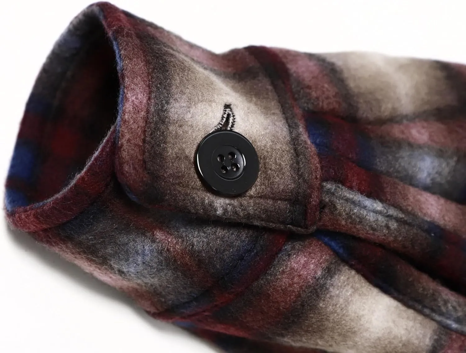Winter Heavy Warm Sherpa Lined Fleece Plaid Flannel Jacket Men Plus Size S-5XL Big&Tall Mens Coat